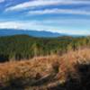 Panoramic views from the Gold Creek Trail, Green Mountain State Forest.