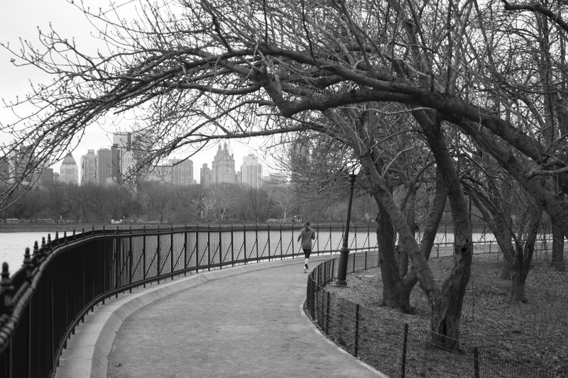 The view from the Shuman Running Track.