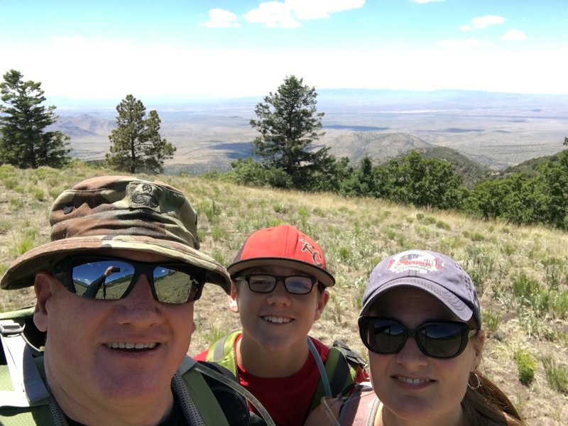 Day hike up Argentina Canyon to Crest Trail.