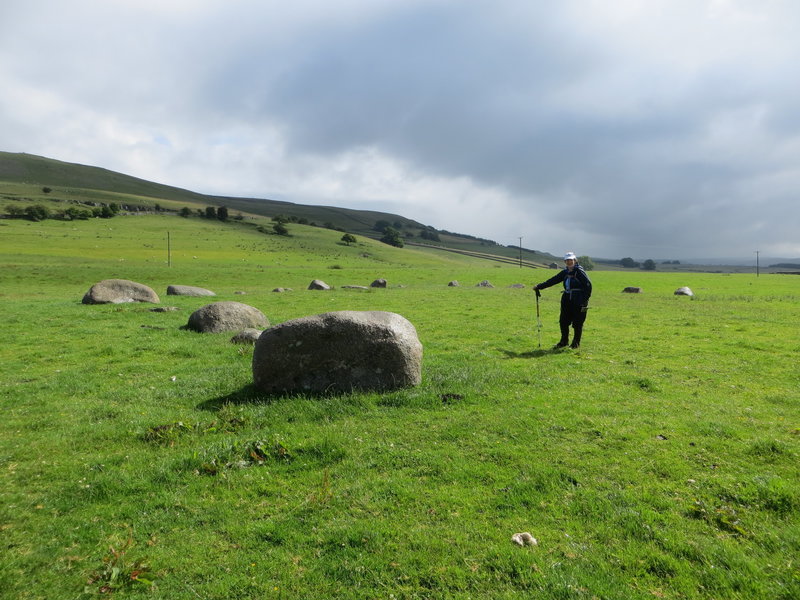 Stone Circle near the trail.