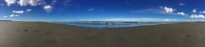 Beach play at Grayland Beach State Park.