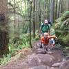 Toddlers getting outside on Chirico Trail.