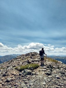 Approaching the true summit of Buffalo Mountain.