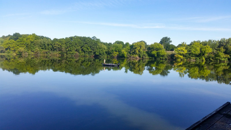 A view of Trout Lake.