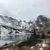 Isabelle Lake surrounded by the Indian Peaks - stunning.