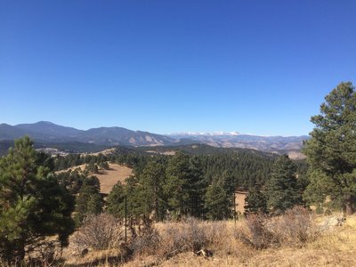 View of the Divide due west.