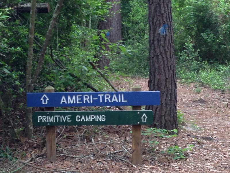 Trailhead signage.