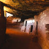 Inside the Moon House Ruins.