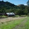 A view of this barn and the surrounding hills sits off to the left of the trail as you descend into the preserve. It is closed to the public.