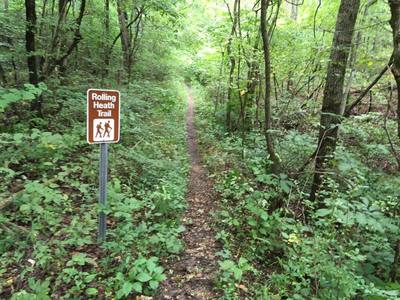 Trailhead behind the Schoolhouse