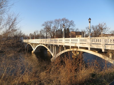 North Avenue Bridge.