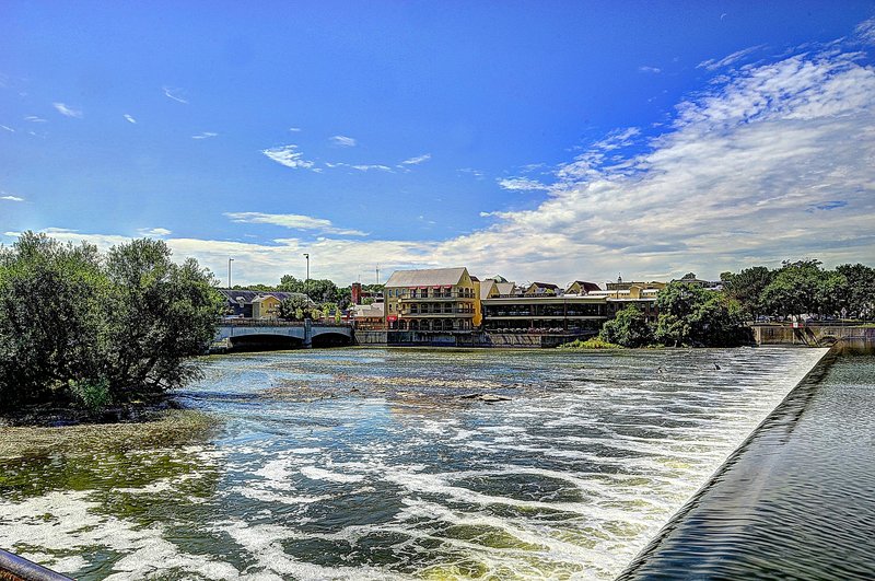 View from Old Mill Park, Geneva, IL.