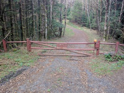 Old "No Trespassing" Gate.