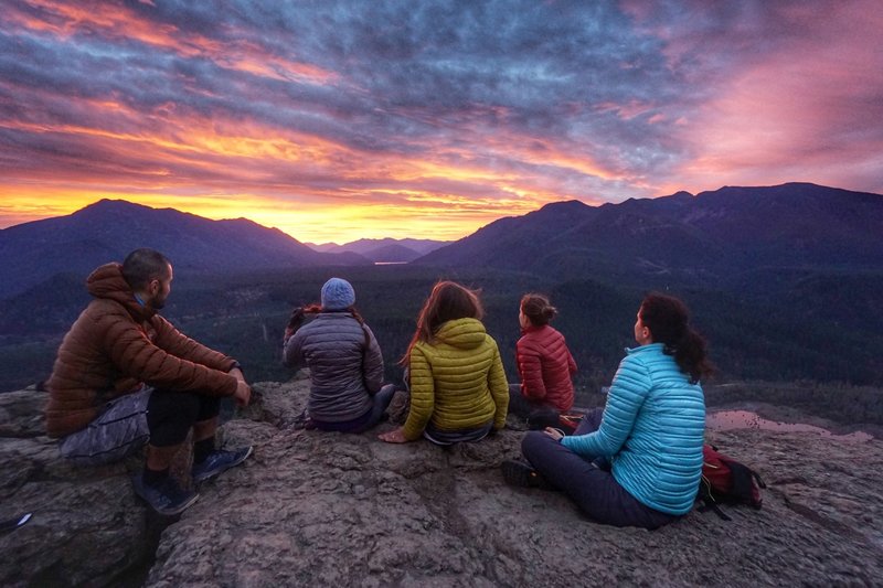 Catching a weekday sunrise will be sure to keep you from the crowds of this busy hike.