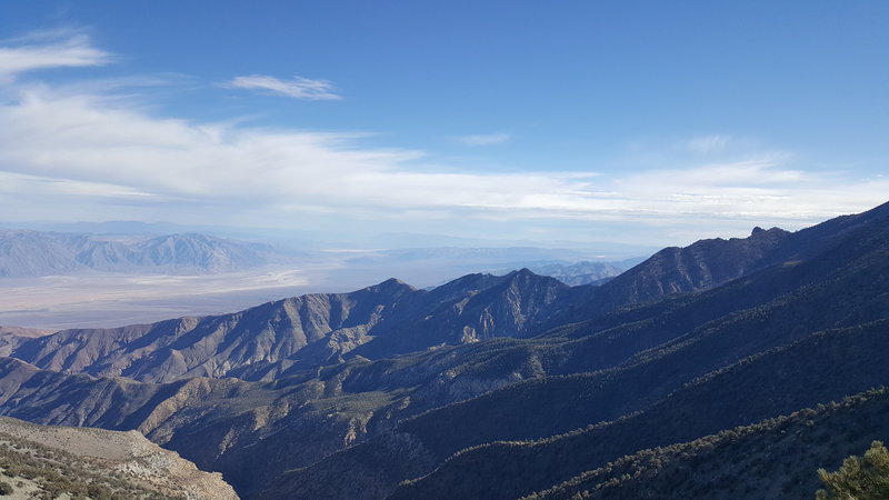 Badwater, California from Telescope Peak Trail.