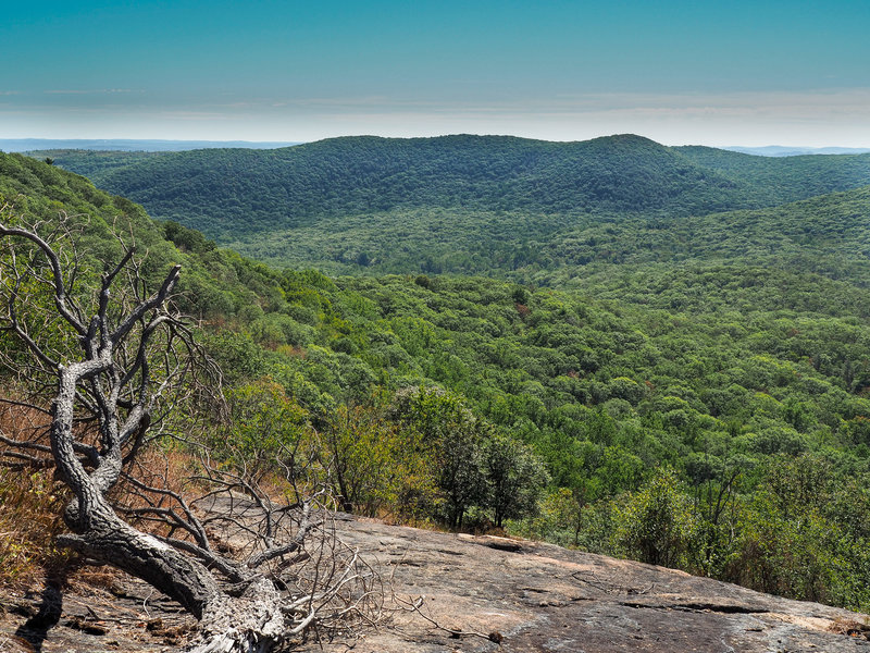 Bear Mountain Park and surrounding area.