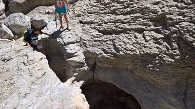 One of the drop offs within the Den.