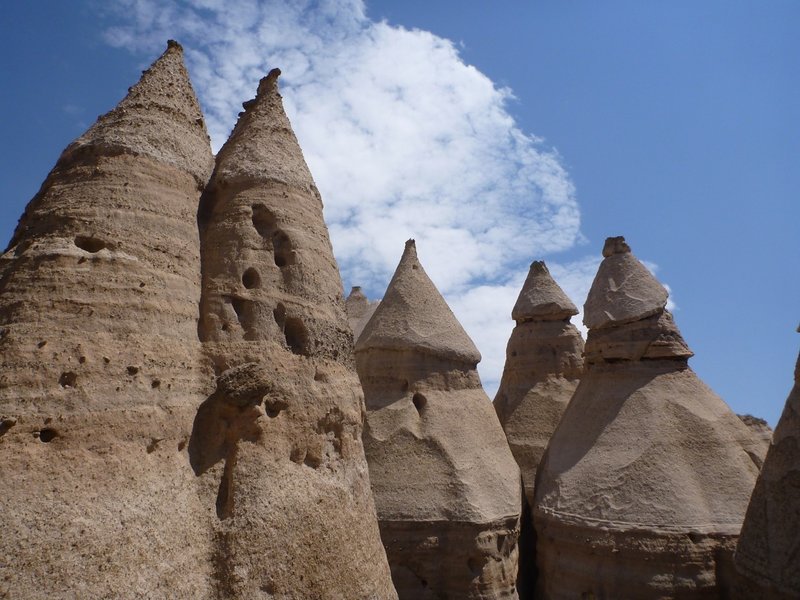 Tent Rock hoodoos.