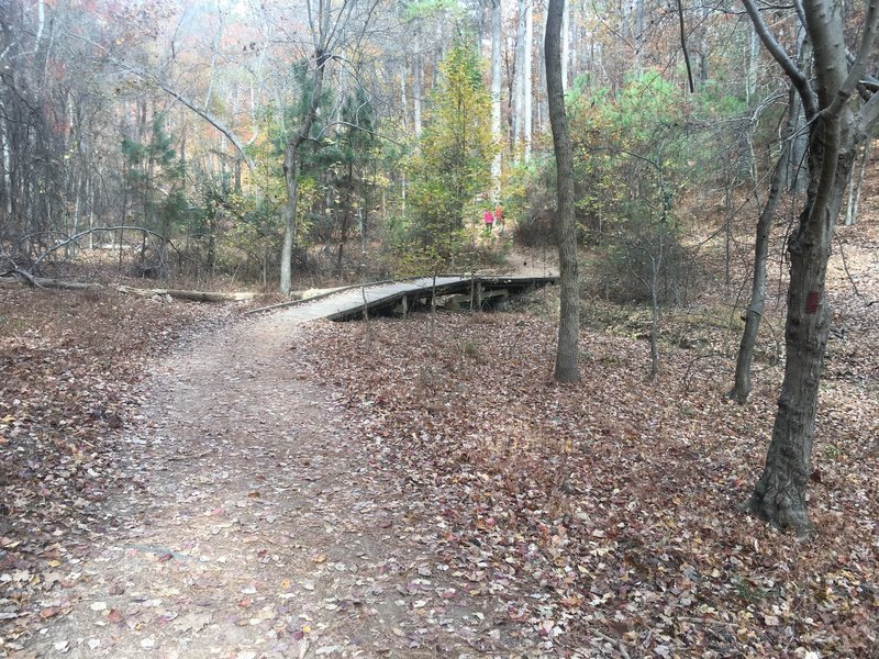 First bridge along the trail.