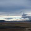 You can get views of the Tulelake National Wildlife Preserve and private lands that are being farmed. You can see the irrigation pattern in the field to the right.