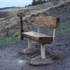 At the end of the trail, there is a bench where you can sit and enjoy the views.