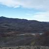 Painted Cove and and irrigation pond outside the monument boundary.