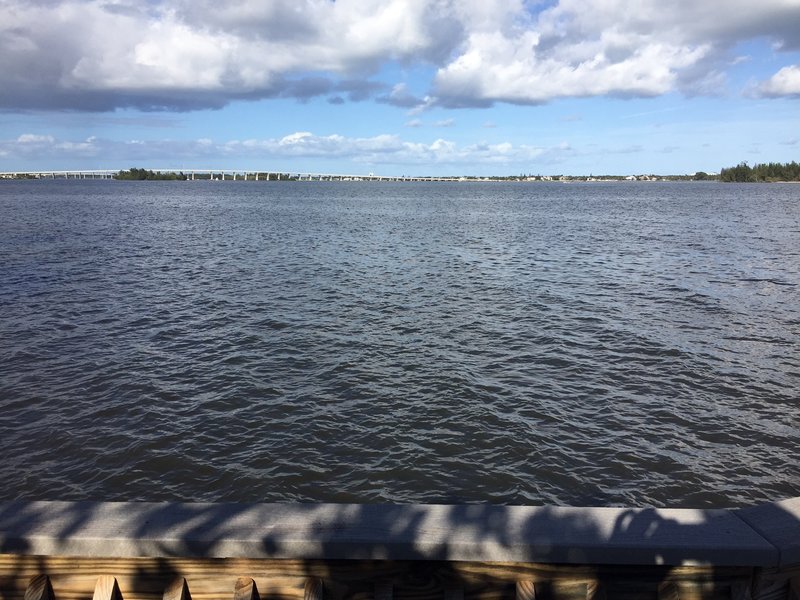 Dock over the Indian River (looking north)