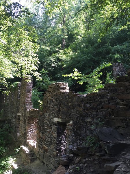 The paper mill ruins at Sope Creek