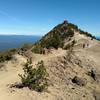 The trail is relatively smooth on the way to the summit of Mount Scott.