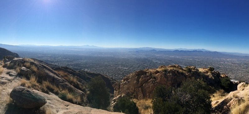 You really can't go wrong with the views of Tucson and Oro Valley from the Pusch Peak Trail.