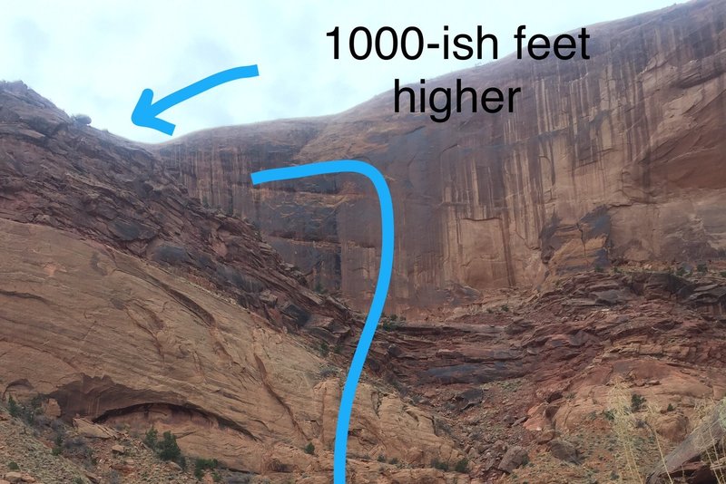 The initial section of the Alcove Spring Trail sees some serious elevation change!