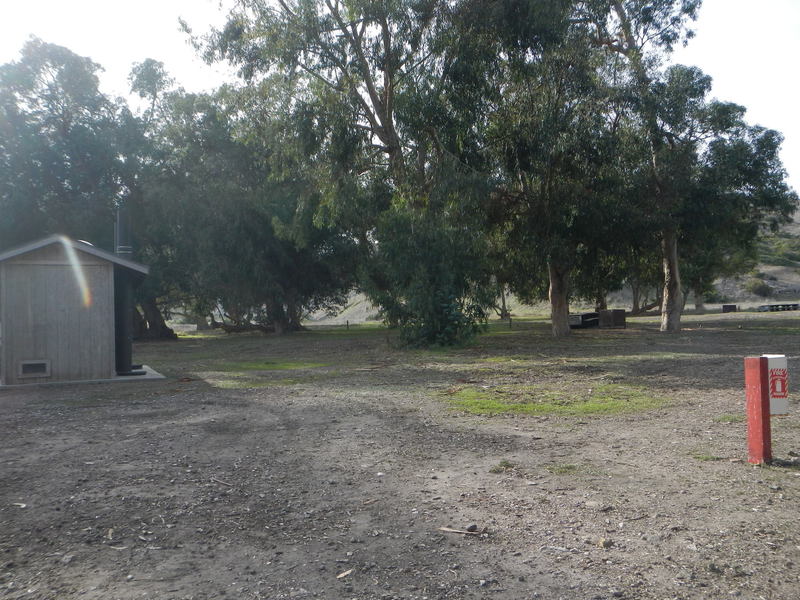 Looking into the back campground from Scorpion Valley Road.