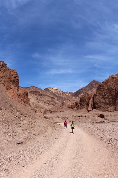 The beginning of the Natural Bridge Trail.