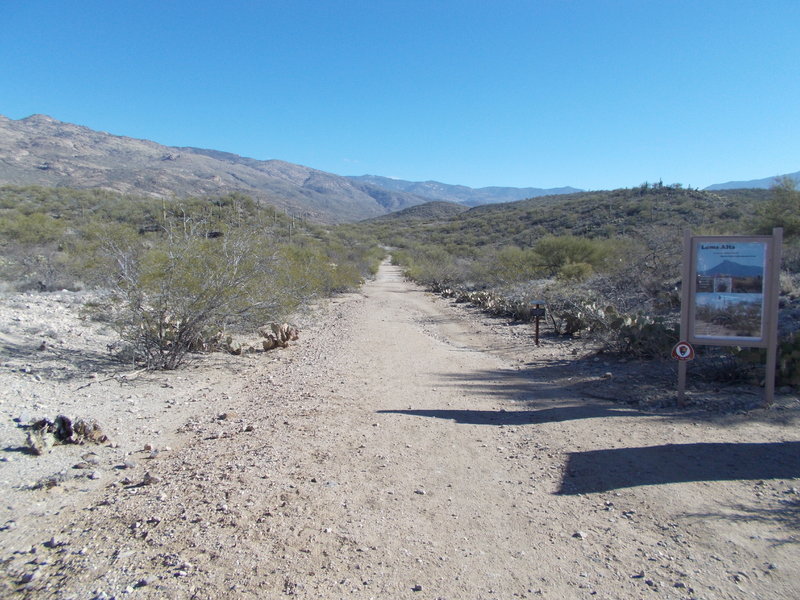 Camino Loma Alta Trailhead.