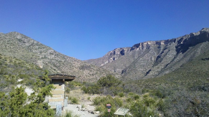 McKittrick Canyon Trailhead.