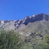 Eastern ridge of McKittrick Canyon as you enter.