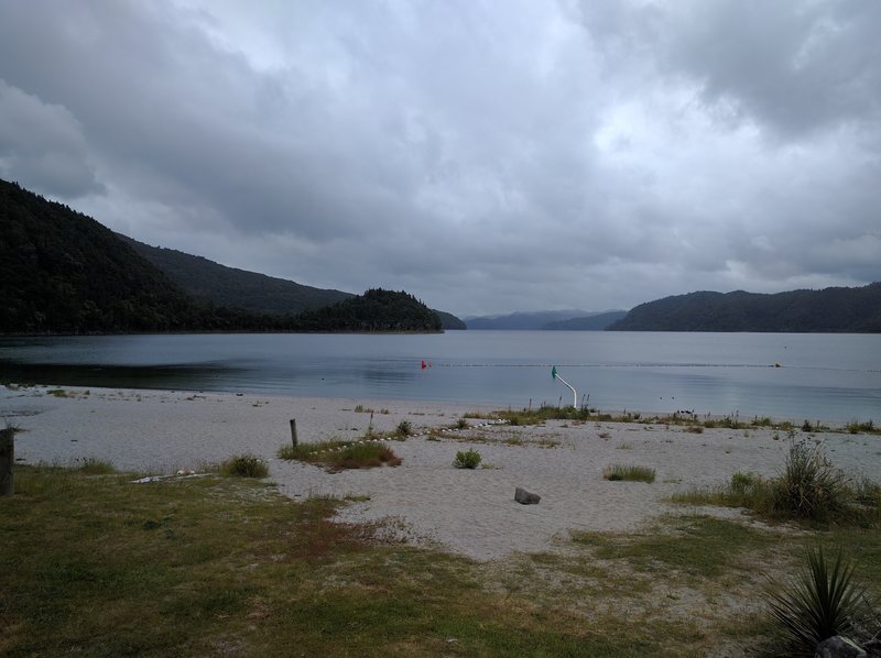 Lake Okataina hosts a nice beach right near the boat ramp and car park.