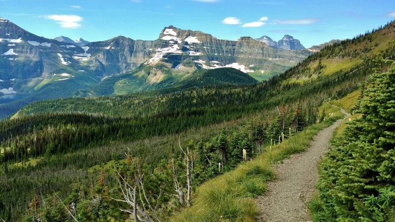 Mt. Custer (center) stands amid a sea of peaks as seen from high on the Carthew - Anderson Traverse.