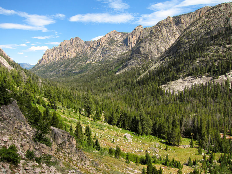 A look into beautiful Redfish Canyon.