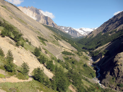 The Rio Ascencio Valley shepherds visitors through beautiful terrain towards the famous Torres.