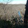 View of the Big South Fork river gorge from the Sunset overlook.