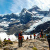 The amazing backdrop of the Valle del Frances Trail.