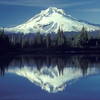 The iconic 'mirror' of Mirror Lake lives up to its name.  Photo by USFS.