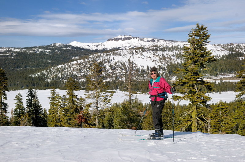 When the snow makes it tough to hike during the winter, the Forest Service Ridge Trail serves as a nice cross-country ski.