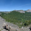 The Razorback Ridge Trail offers spectacular views of the Crow's Nest, Mt. Disney, and Mt. Lincoln.