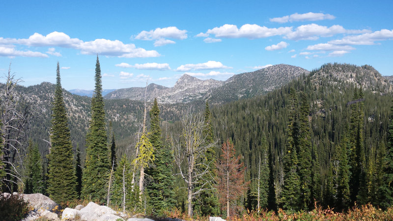 Snowslide Summit offers gorgeous views to the northeast.