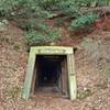 The Old San Cristobal Mine Tunnel hides right within the hillside.