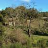 The Castillero Trail offers an interesting perspective into the ruins of the old mine office.