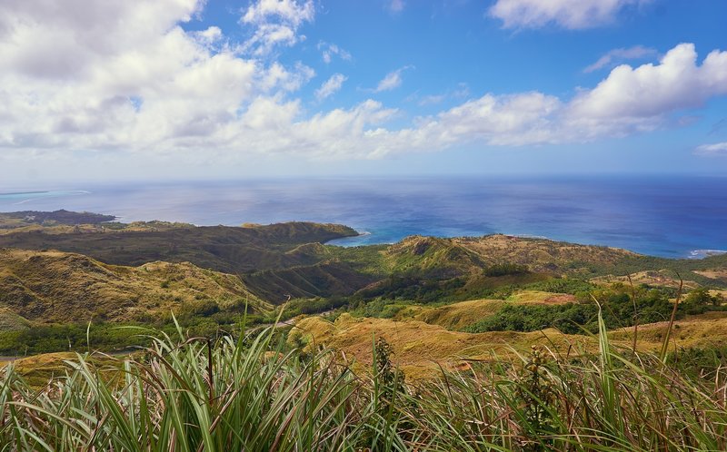 The view to the south from the flanks of Mount LamLam can be stunning.