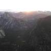 Sunrise from Eagle Peak. Great view of both North and Half Dome.